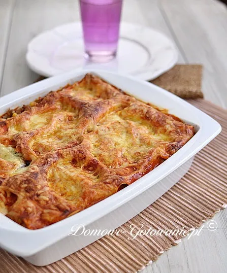 Lasagne z mięsem mielonym