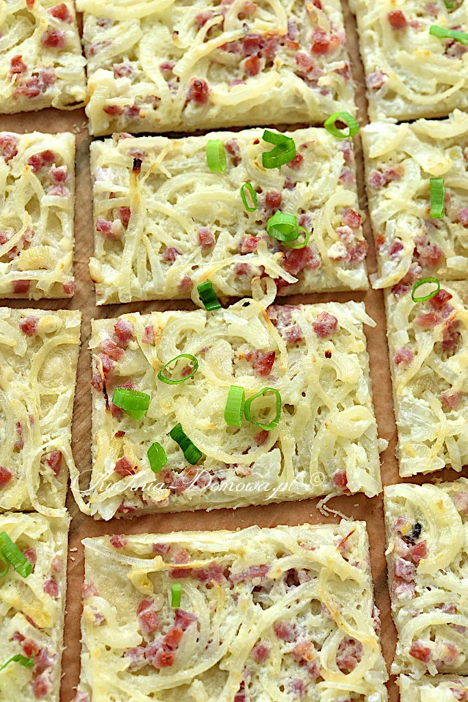 Flammkuchen (tarte flambee)