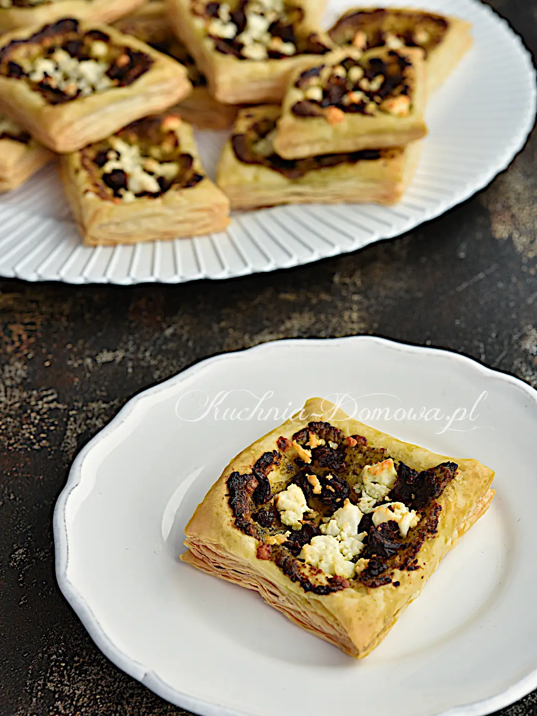 Szybka przekąska z ciasta francuskiego