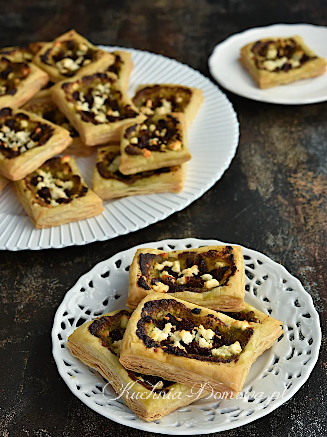 Szybka przekąska z ciasta francuskiego