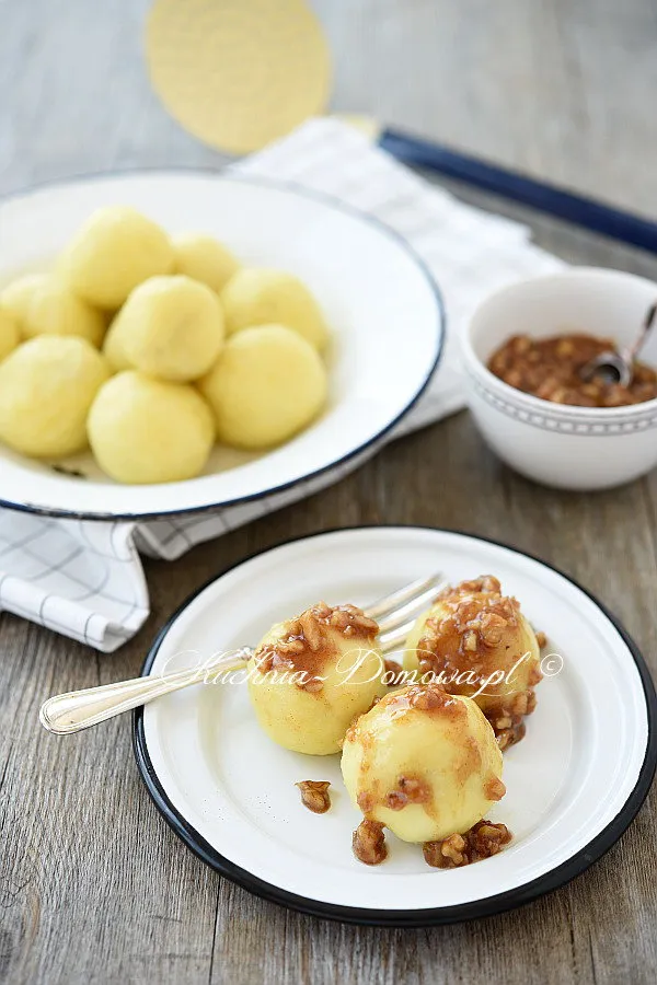 Knedle z truskawkami bez glutenu