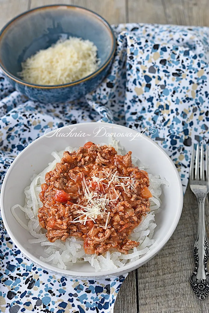 Keto spaghetti à la Bolognese