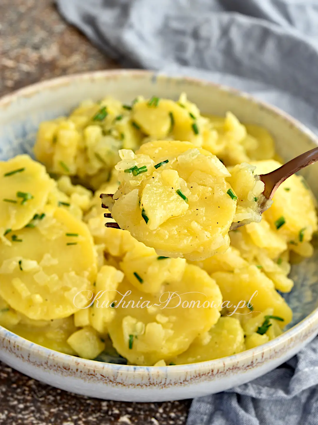 Sałatka ziemniaczana po bawarsku (Kartoffelsalat)