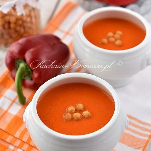 Zupa krem z czerwonej papryki