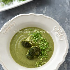 Zupa- krem z brokułów (dieta dr Dąbrowskiej)